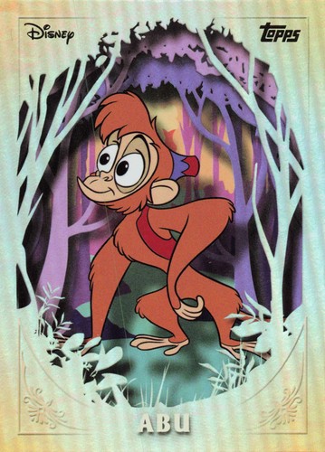 Abu [Red Sparkle Foil] #FF-13 2025 Topps Disney Wonder Furry Friends card