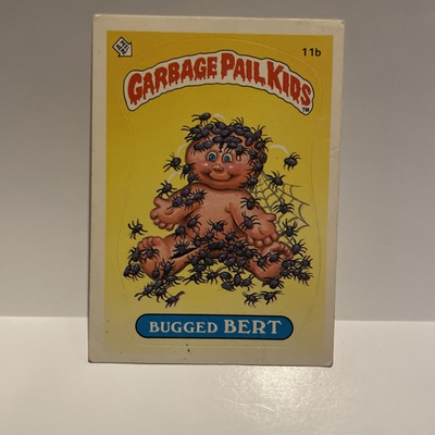 #ad 11b Bugged Bert Matte OS1 GPK 1985 Topps Garbage Pail Kids Series 1 USA First $10.00