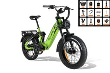 Cyrusher KommodaPro-L 52V 20Ah Tiefeinsteiger Fat-Tire E-Bike Vollfederung …