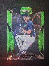 Kyle Wright 2019 Prizm Lime Green Donut Circles Braves 111/199