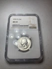 1955 D Washington Silver Quarter NGC MS 65!