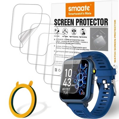Smaate Screen Protector for S16 1.54'' Smart Watch, Tempered Glass, Anti-Scratch