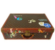 Louis Vuitton Monogram Bisten 70 Case Bag Trunk Luggage Suitcase Vintage
