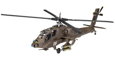 REVELL, Hélicoptère SET AH-64A apache à assembler et à peindre, échelle 1/144... - Photo 1/4