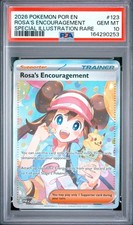 Rosa's Encouragement 123/088 Perfect Order Trainer SIR #123 GEM MINT PSA 10