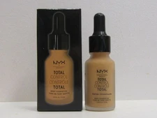 NYX Total Control Drop Foundation color TCDF12 Classic Tan 0.43 oz New In Box