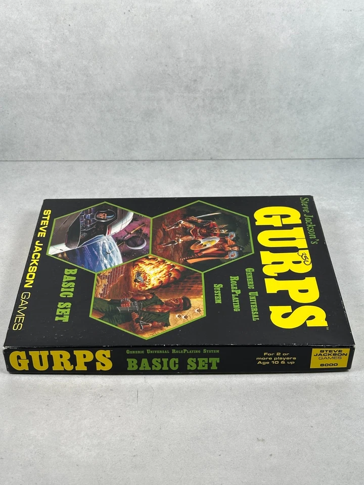 VTG 1986 GURPS Basic Set Role Playing RPG Game Steve Jackson Books 1 2 - Image 3 of 4