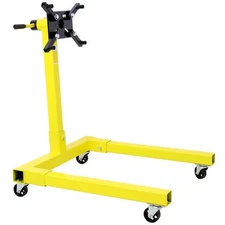 Engine Stand 1250LBS Head Motor Mover Heavy-Duty Square Steel Frame with Wheels