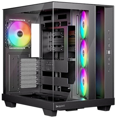 be quiet! Light Base 500 LX Black ATX Mid Tower Case 4 ARGB Fans Tempered Glass