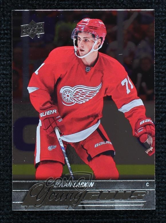 2015-16 Upper Deck Young Guns Silver Foil Board Dylan Larkin #228 Rookie RC