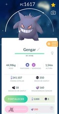 Gengar Shiny Pokemon GO