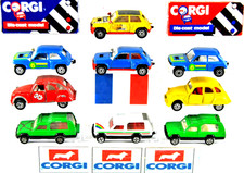 Corgi Juniors French CITROEN CV2 MATRA RANCHO RENAULT 5 TURBO Mix Lot Cars