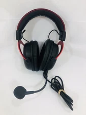Kingston HyperX KHX-HSCP-RD Could II Gaming Headset W Mic Tested *NO CONTROLLER*