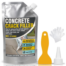 500G Concrete Crack Filler, High Elasticity Liquid Cement Crack Filler, Self-Le