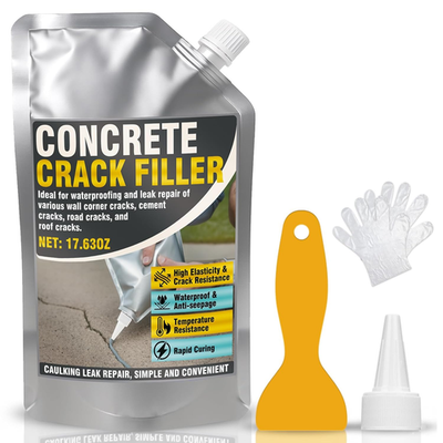 #ad 500G Concrete Crack Filler High Elasticity Liquid Cement Crack Filler Self Le $15.22