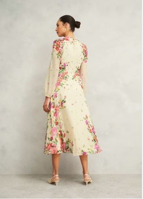 hobbs eva floral silk dress Buy Hobbs Blue Eva Silk Dress from the Next UK online shop