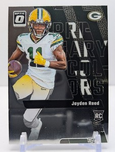 2023 Panini Donruss Optic - Primary Colors Jayden Reed #12 (RC)