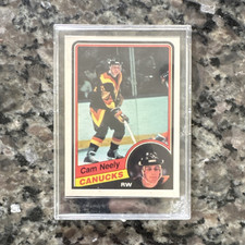 O-Pee-Chee 1984-85 Cam Neely Rookie #327 Vancouver Canucks NHL Card. rookie card picture