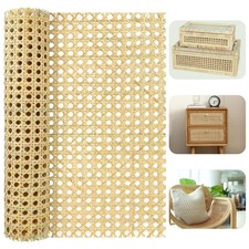 Rattan Webbing Rolls, 16x40 Inch, Light Color, Basket Weaving Supplies, Furni...