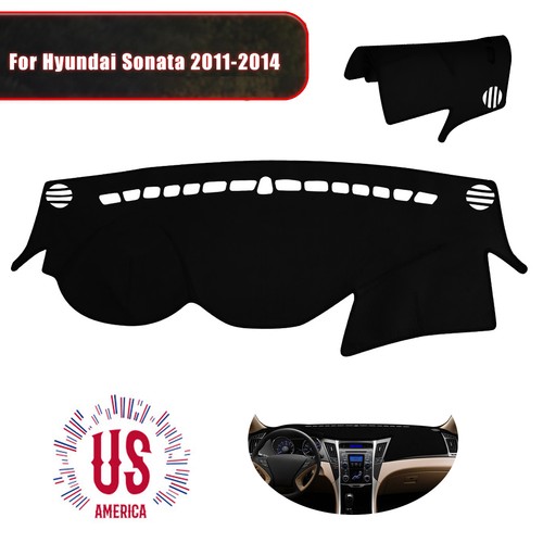 For Hyundai Sonata 2011-2014 Dashmat Dash Board Cover Dashboard Mat Black
