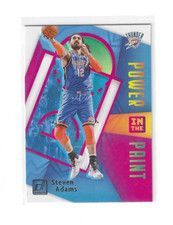 2020-21 Panini Donruss Basketball Power In The Paint Insert #9 Steven Adams