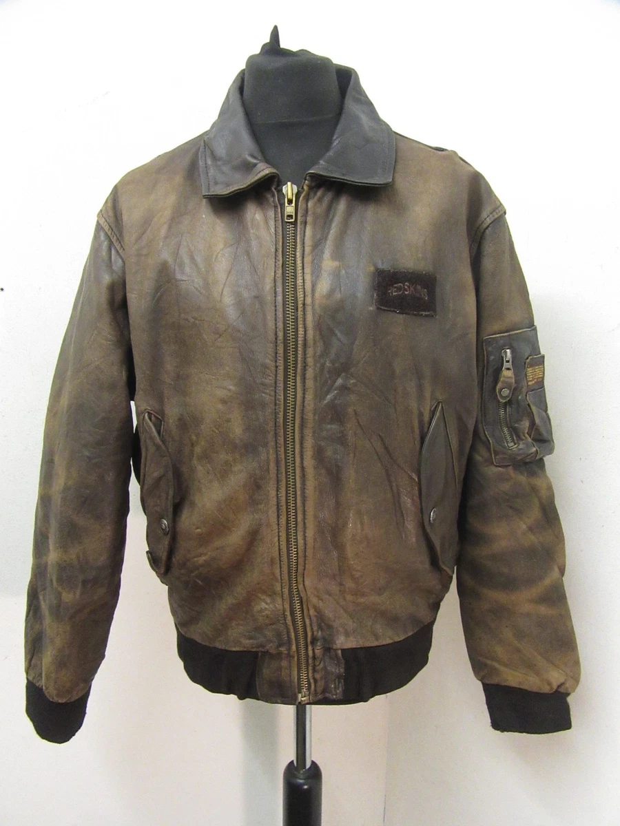 ma1 leather jacket products for sale | eBay
