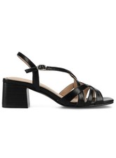 Journee Shyla Women's Block Heel Dress Sandals Size 8