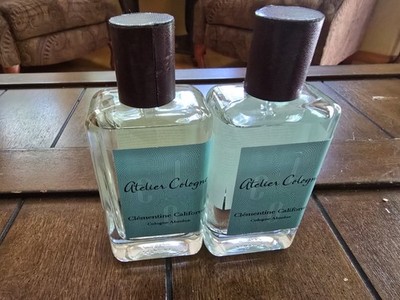 Set of 2 New Atelier Cologne CLEMENTINE CALIFORNIA Colognes 3.3 oz.  Each