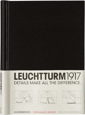 Leuchtturm 1917 Choral Binder Springback | Vinyl Black 150 Sheet | Chormappe