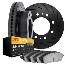 Dynamic Friction Company 8202-48007 Brake Rotor Drilled & Slotted Black Hd