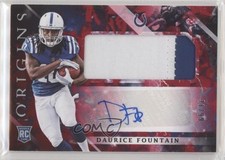 2018 Panini Origins Rookie Red 21/99 Daurice Fountain #133 Jumbo Patch Auto 6fs
