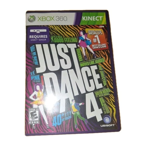 Just Dance 4 (Microsoft Xbox 360, 2012) Complete and Tested