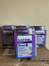 Natrol® Sleep+ Calm Melatonin Gummies for Adults, Strawberry Flavor, 60 Count