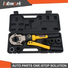 Labwork 8Mt Hydraulic Clamp Copper Tube Crimper with H16 TH20 TH26 TH32 Dies