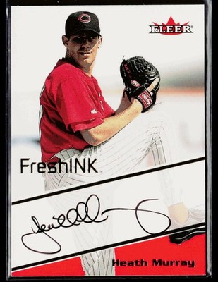 2000 Fleer Mystique Fresh Ink Auto Heath Murray #NNO Cincinnati Reds