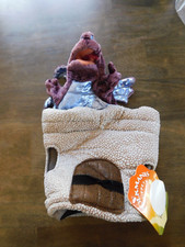 Folkmanis Hand Puppet Purple Dragon In Turret Plush 2015