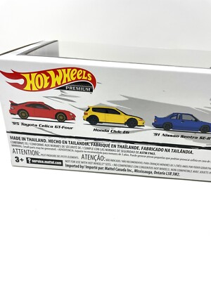 Hot Wheels Premium Collector Set GMH39 - Honda Tuner JDM Fleet Street Civic EG (2022, In Hand)