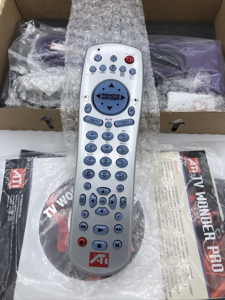 ATI TV Wonder Pro RCE Remote Control Edition PC TV-Tuner/Video Capture - New NIB - Image 3 of 4