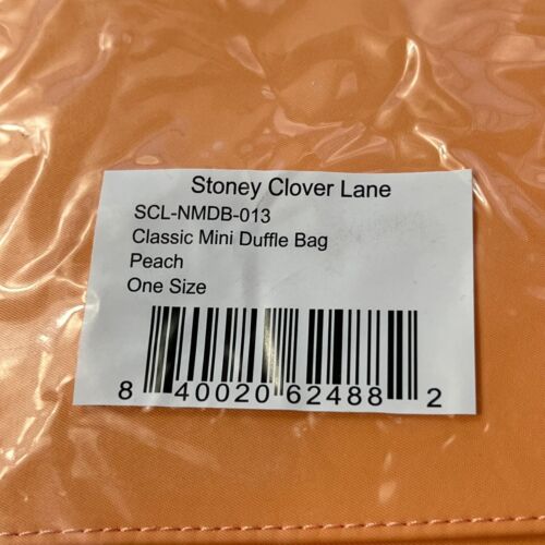 Stoney Clover Lane Classic Mini Duffle Bag Peach Gold Hardware - Picture 11 of 13