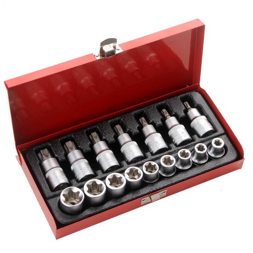 Juego de llaves de vaso tuerca hexagonal interior 1/2" tornillos 5-22 mm - Imagen 15 de 15