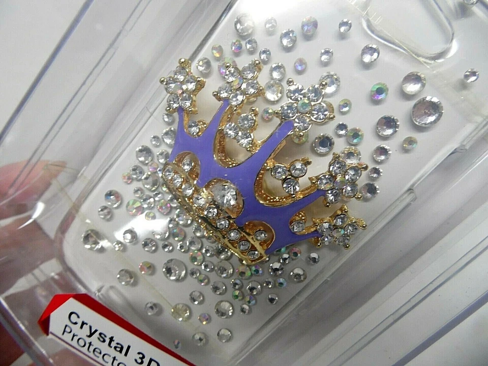 Mybat HTC один S кристалл 3D бриллиант блестящий корона прозрачный чехол для телефона - Изображение 3 из 4