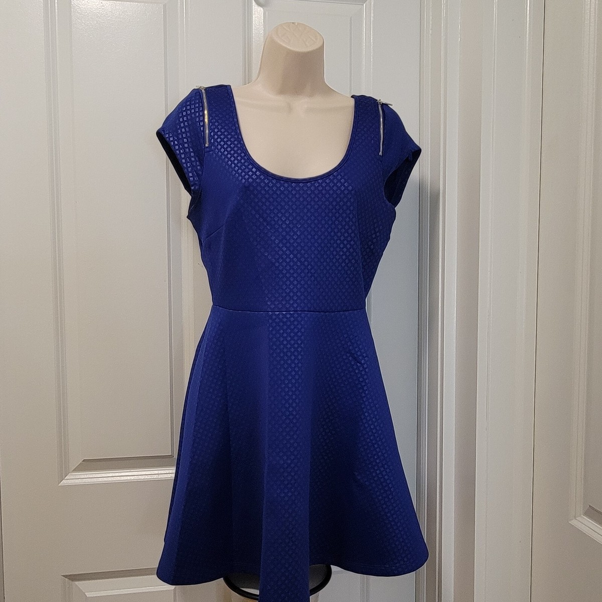 green emerald velvet dress Sleeveless Fit and Flare Pointelle Mini Dress  bebe