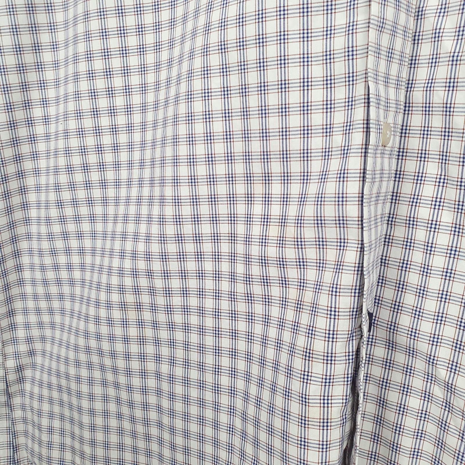 TOMMY HILFIGER Blue Check Shirt Long Sleeve Casual Mens M image 4
