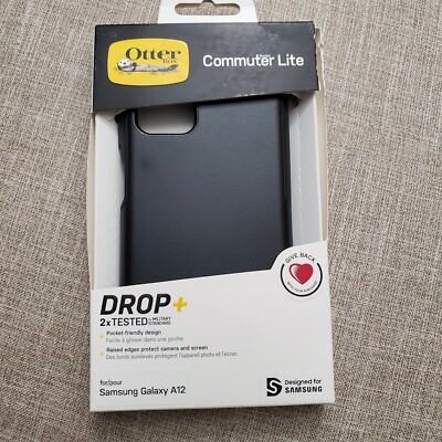 Otterbox Commuter Lite Case for Samsung Galaxy A12- Black!