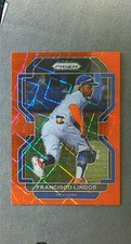 2022 Panini Prizm Tier II Red Velocity #156 Francisco Lindor Mets
