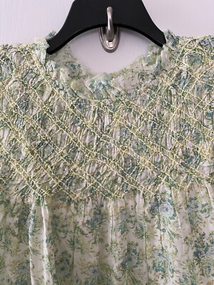 free people shea printed mini dress NWT $128 FREE PEOPLE SHEA PRINTED MINI DRESS In Undersea Combo Size S