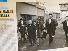 Johnny Cash, Three Page Vintage Clipping