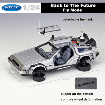 1:24 Back To The Future 2 Delorean Fly Mode Time Machine