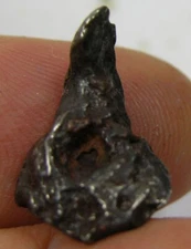 #9 Natural 11.00ct 100% Rock From Space Russian Sikhote Meteorite 2.20g 18.00mm