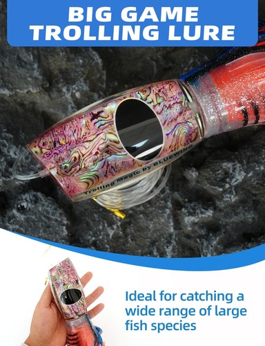 Señuelo de arrastre BLUEWING Trolling Magic Big Game 20,8 pulgadas vendedor de EE. UU. - Imagen 31 de 56